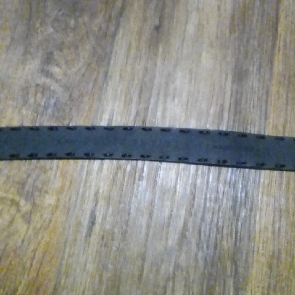Geoffrey Beene Black Genuine Leather Belt